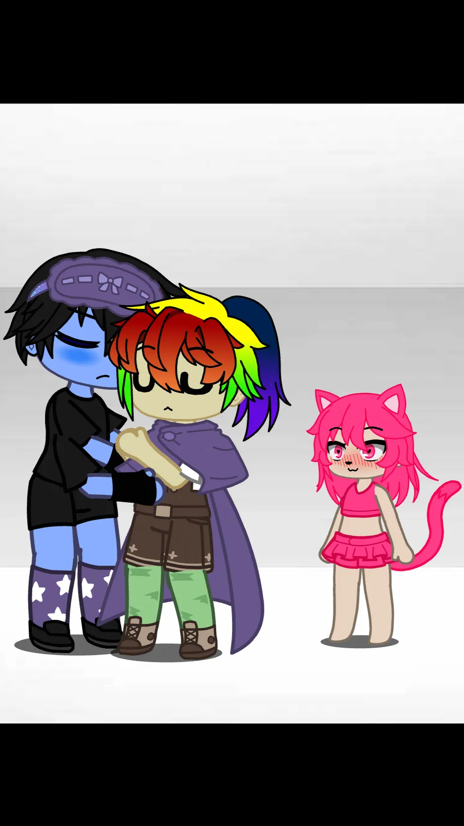 ai character: DW meets UWU cat. background