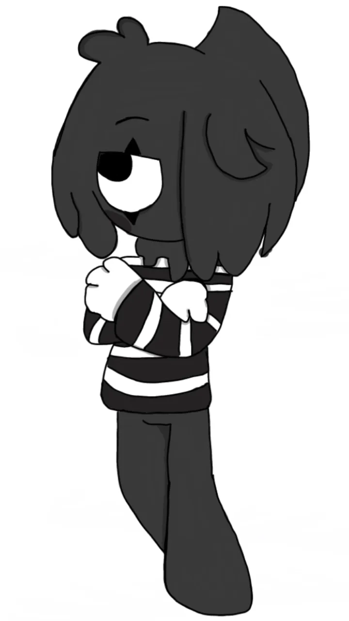 ai character: 🖤🤍Blot🤍🖤 background