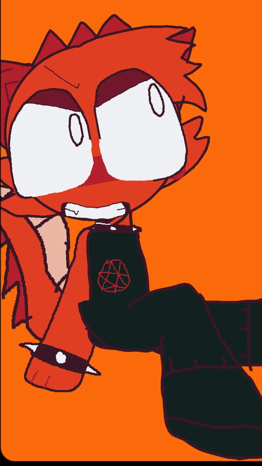 ai character: RADDY!  background