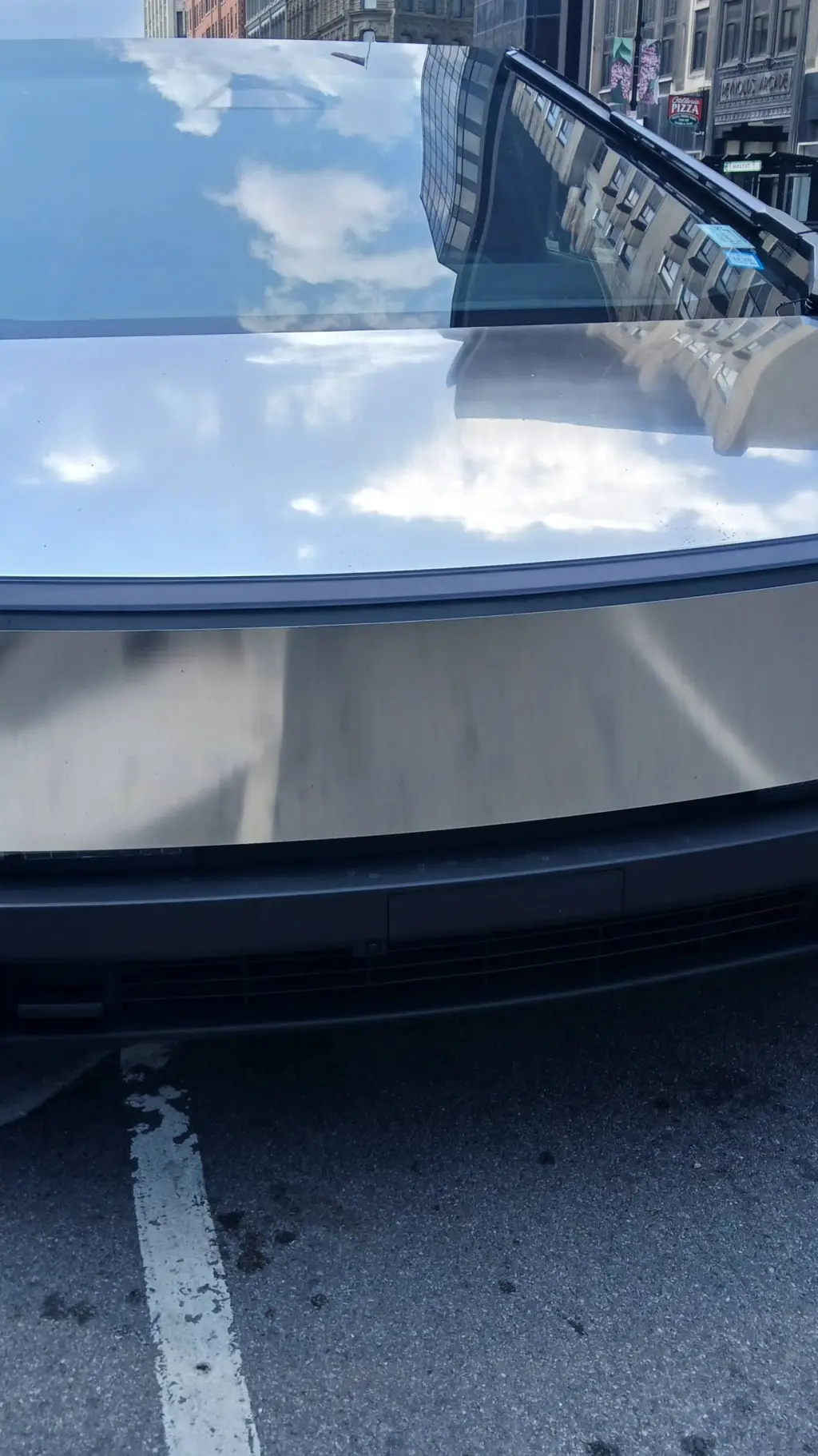 ai character: cyborg truck  background