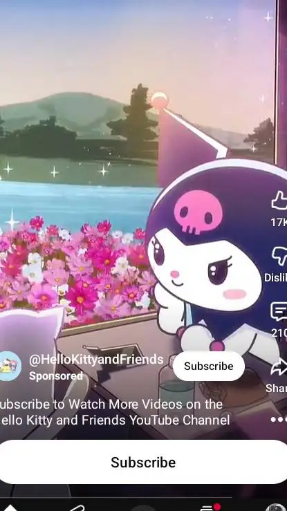 ai character: Kuromi's cat background