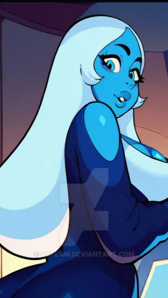 ai character: Blue Diamond background