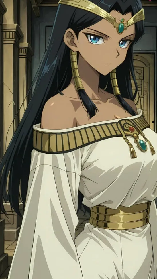 ai character: Ishizu Ishtar background