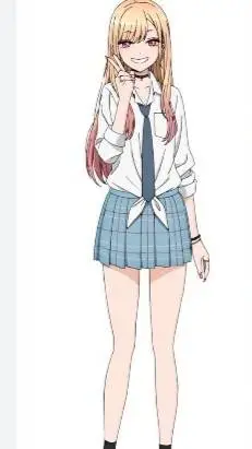 ai character: Marin kitagawa  background