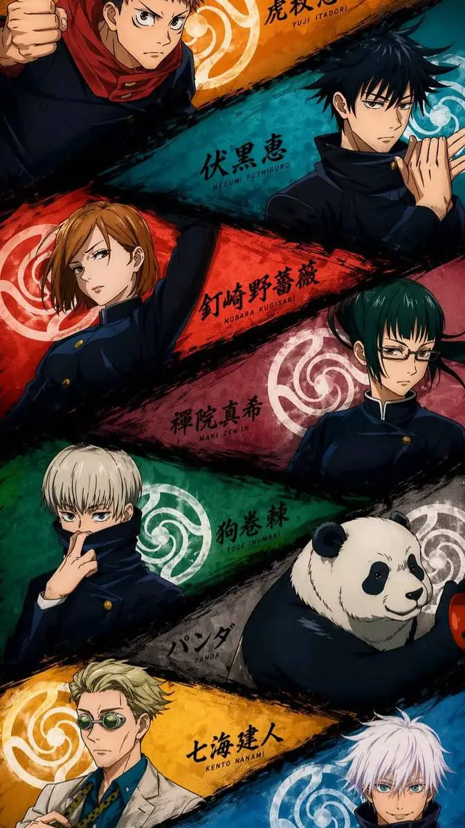 ai character:  Jujutsu Kaisen background