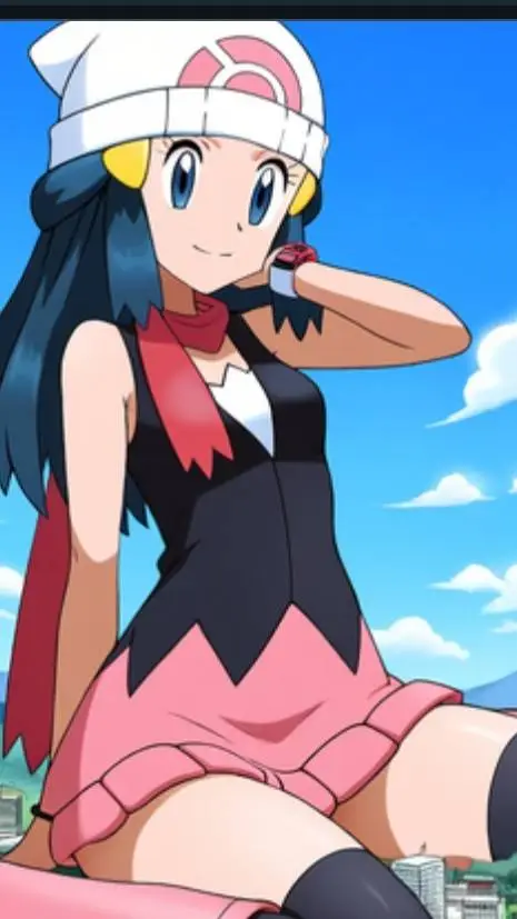 ai character: gaintess dawn background