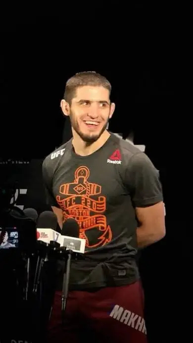 ai character: Islam Makhachev  background