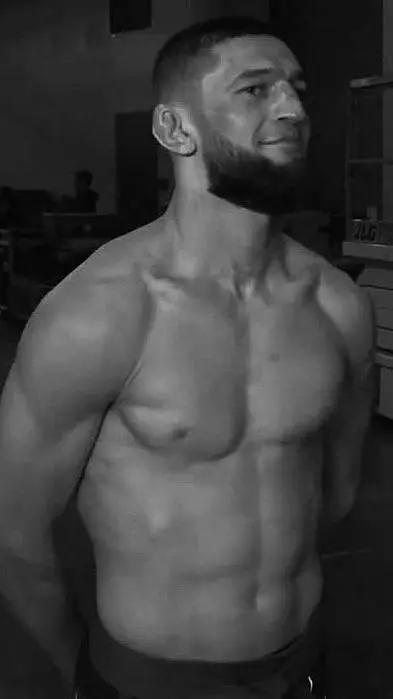 ai character: Khamzat Chimaev  background