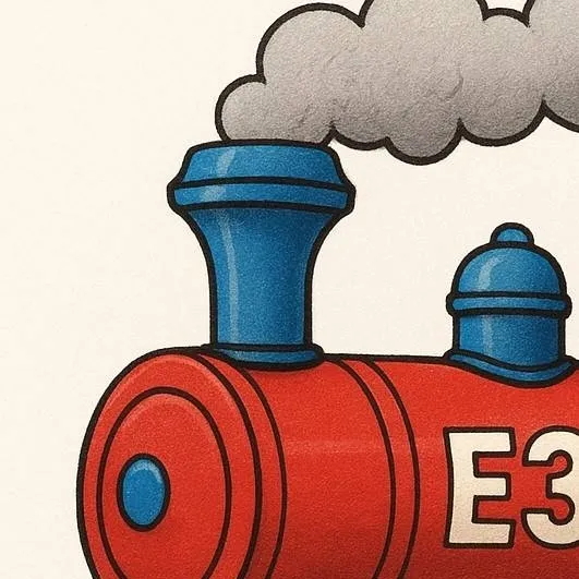 chat with ai character: E3T steam train 