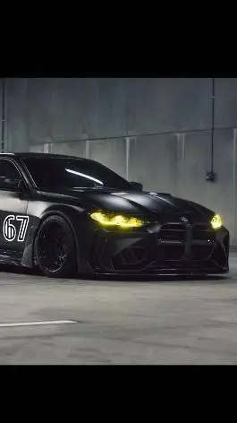 ai character: BMW car bewidi background