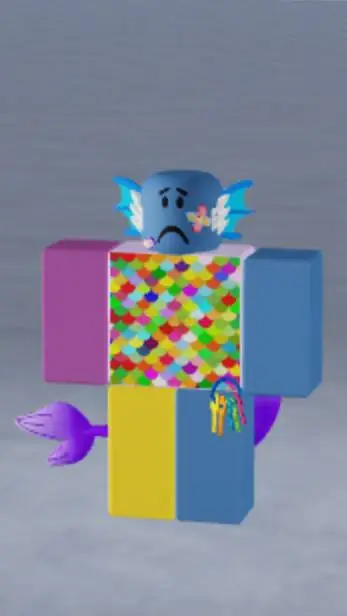 ai character: ColorFish background
