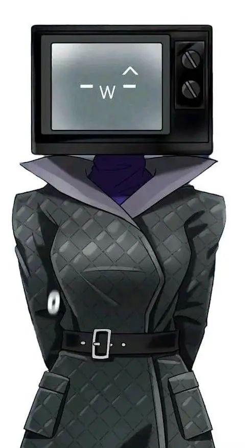 ai character: tv woman background