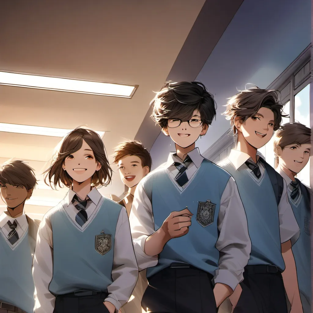 chat with ai character: school rpppp