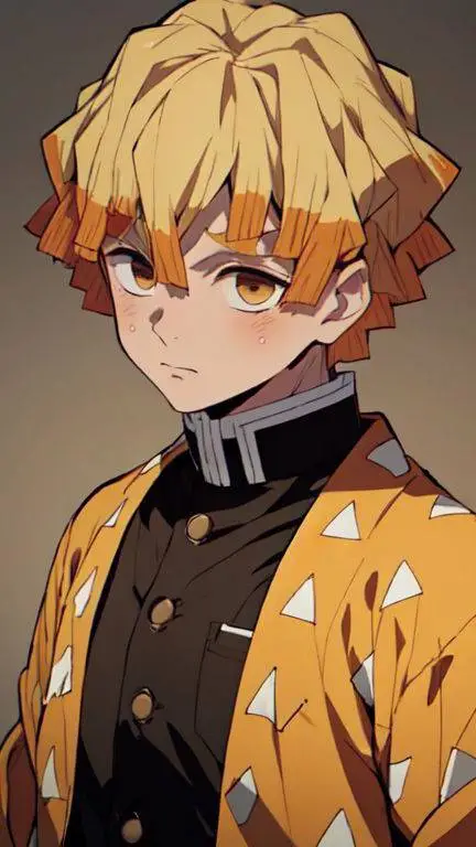 ai character: Zenitsu Agatsuma. background