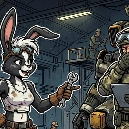 chat with ai character: Felisha skunkbunny
