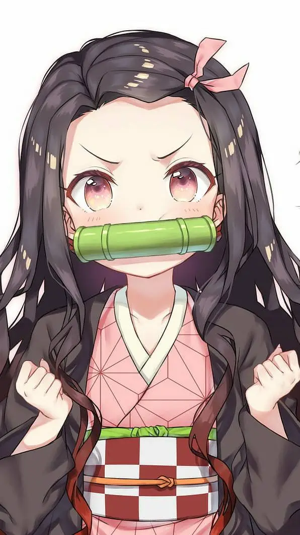ai character: Nezuko background