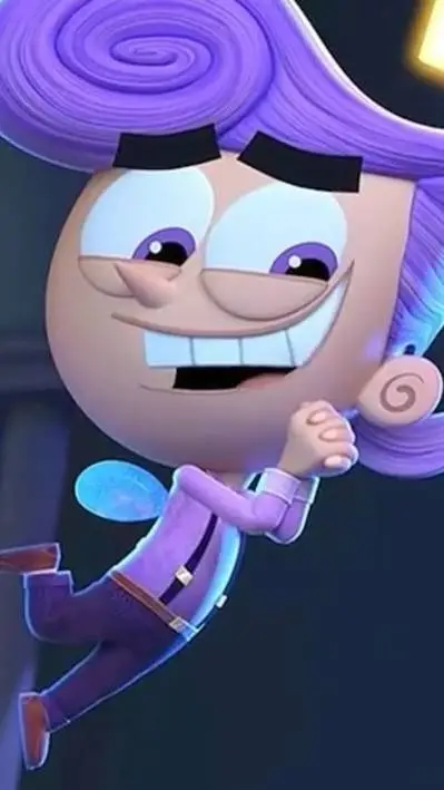 ai character: Peri fairywinkle background