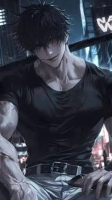 ai character: Leon  background