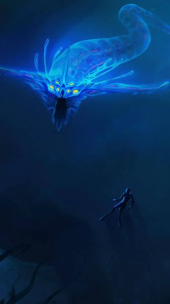 ai character: subnautica background