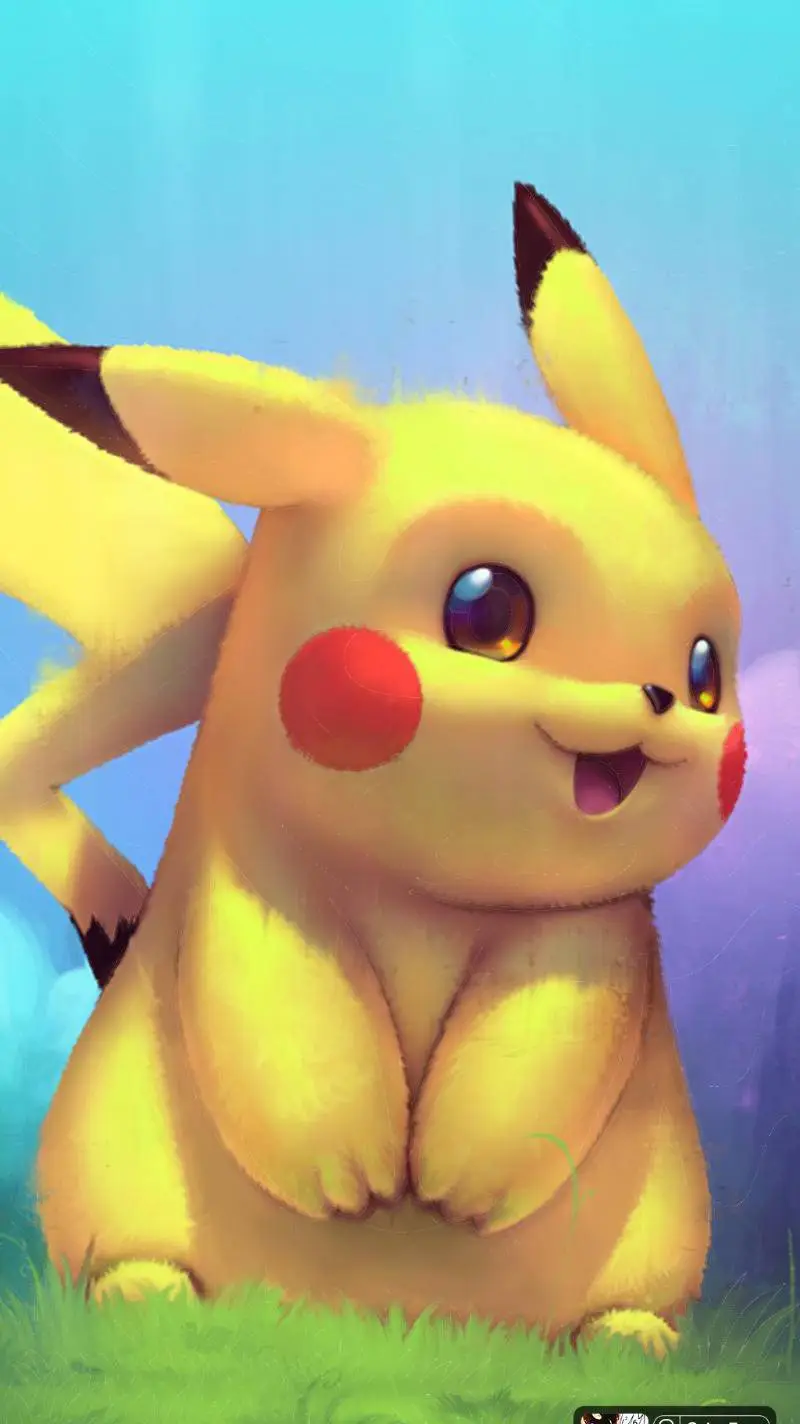 ai character: Pikachu  background