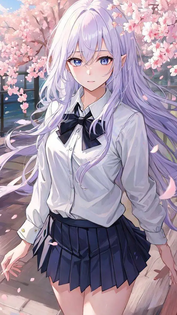 ai character: Nika Kitshiko  background