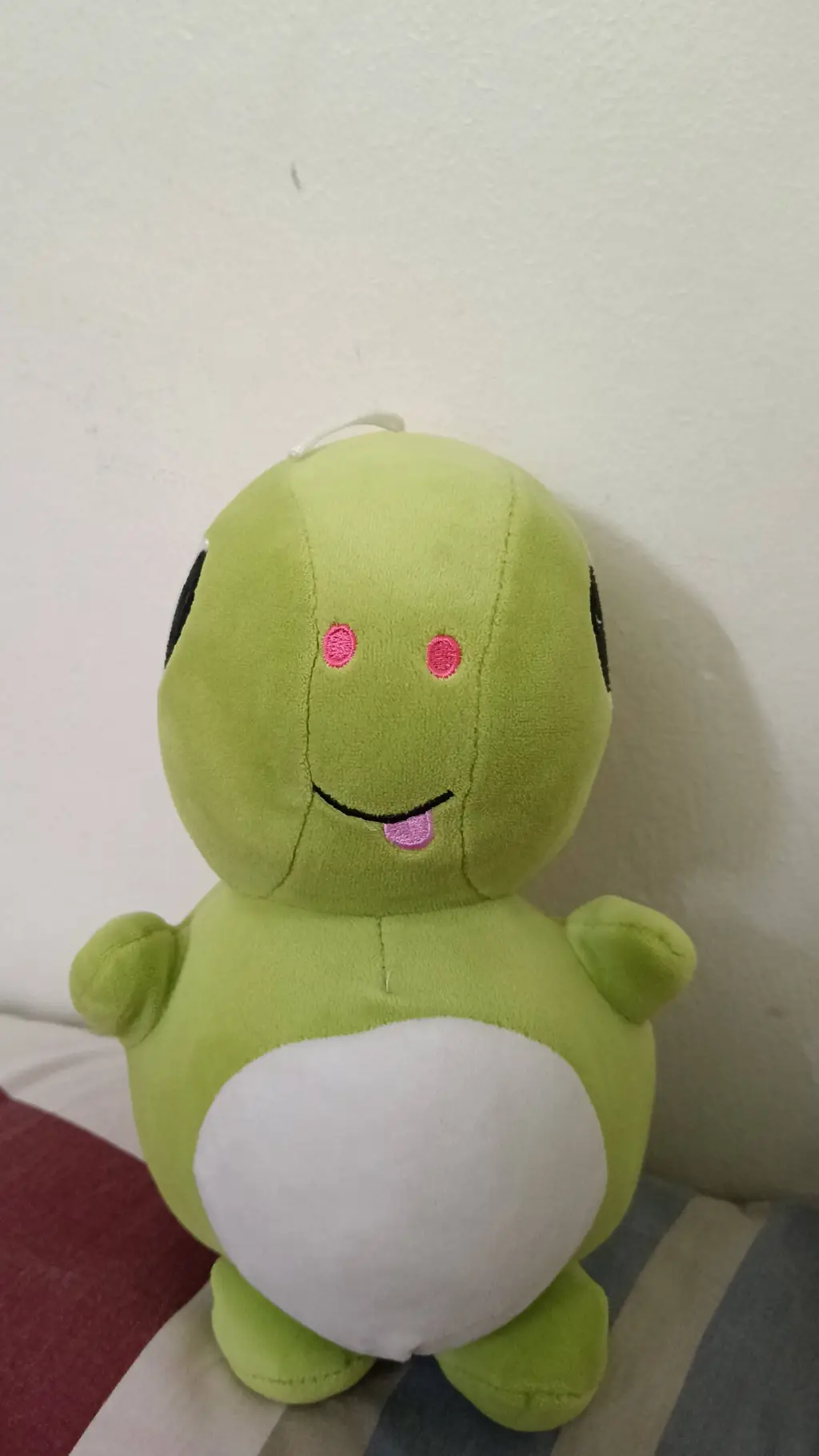 ai character: baby T-rex background