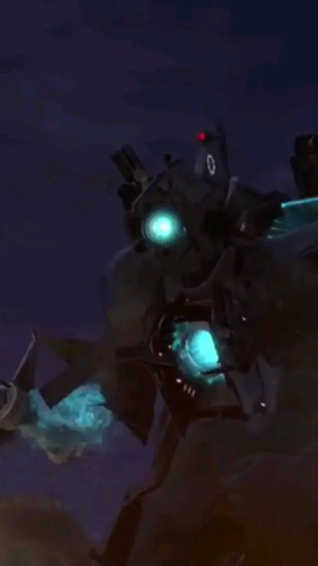 ai character: Titan cameraman background