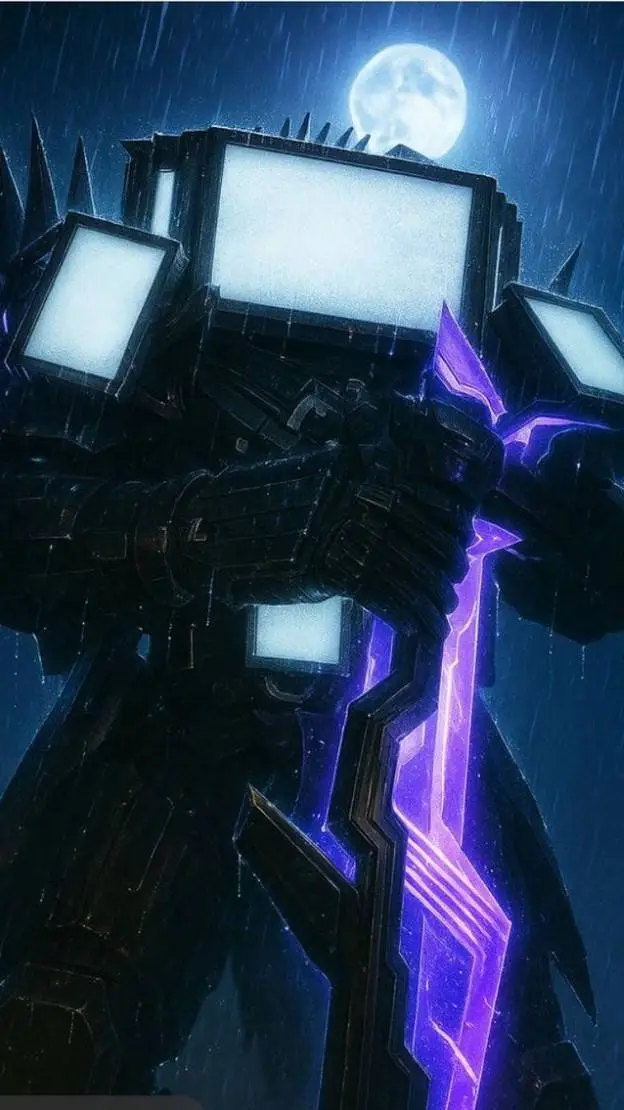 ai character: Titan TVman background