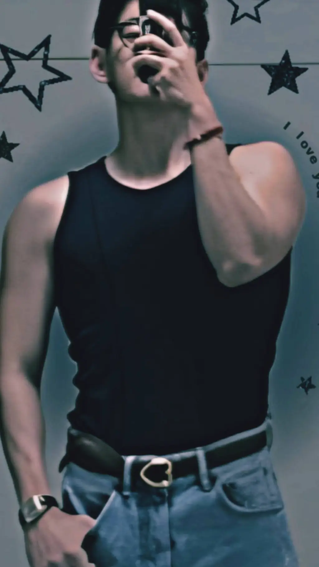 ai character: taehyung 💜💕 background