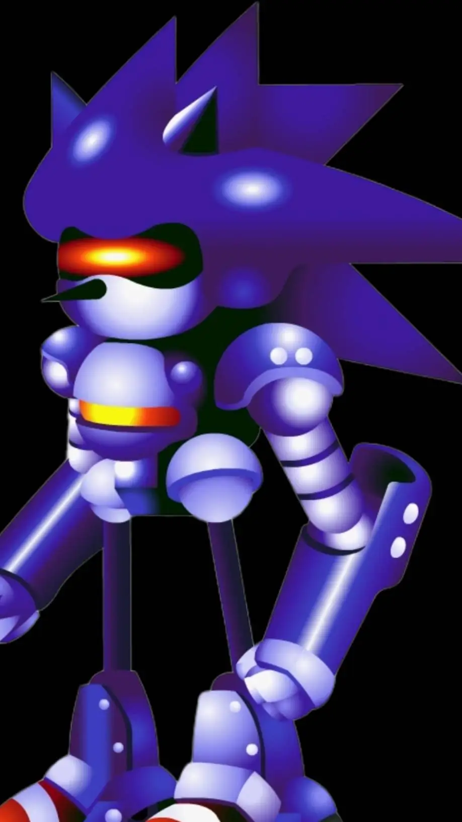 ai character: mecha sonic 3 background