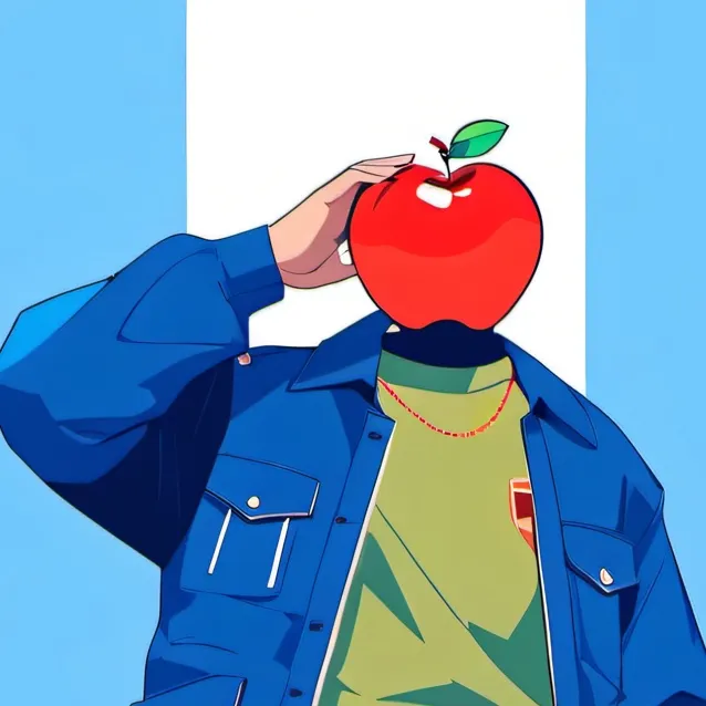 chat with ai character: Apple