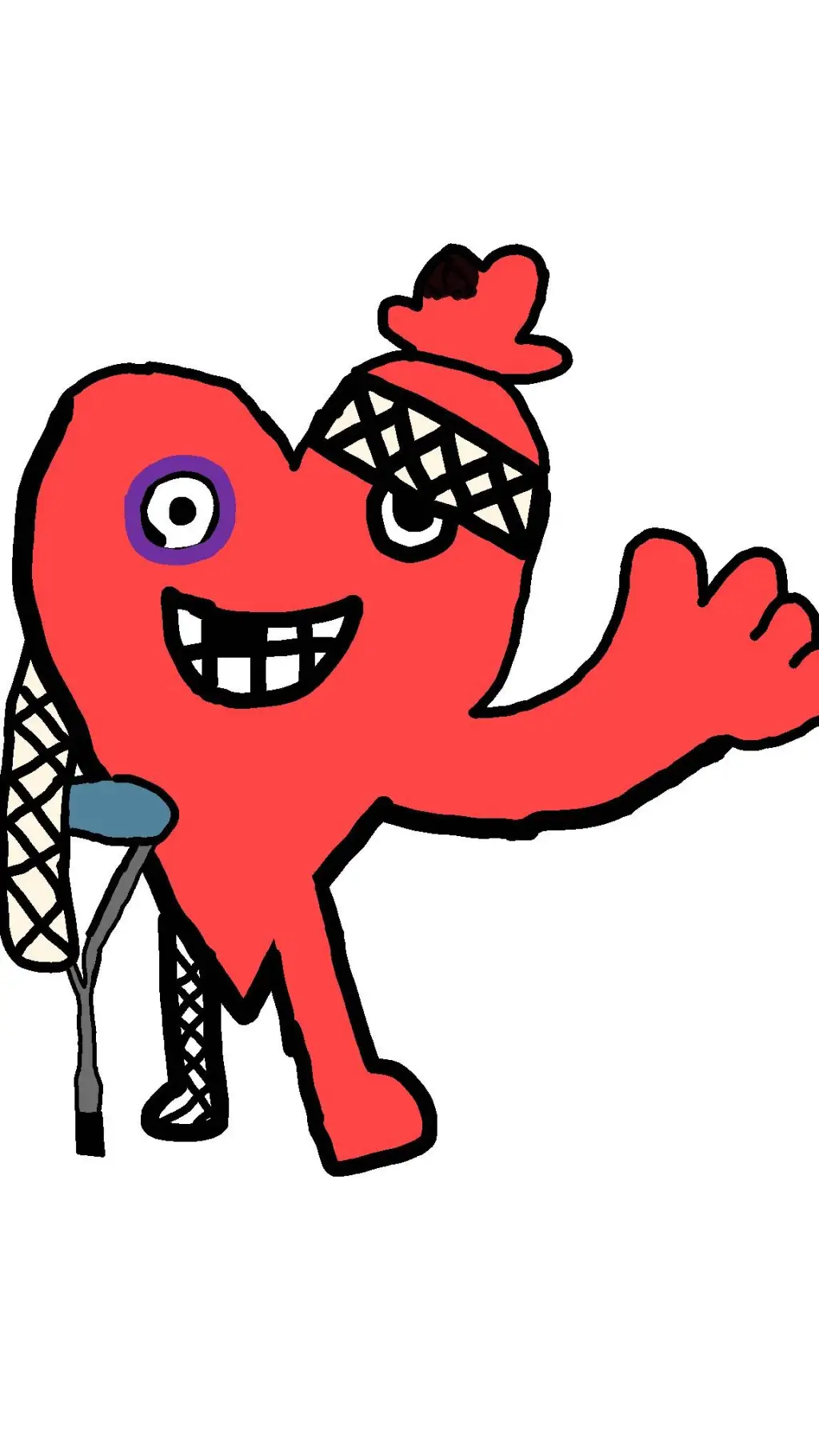 ai character: brokendy background