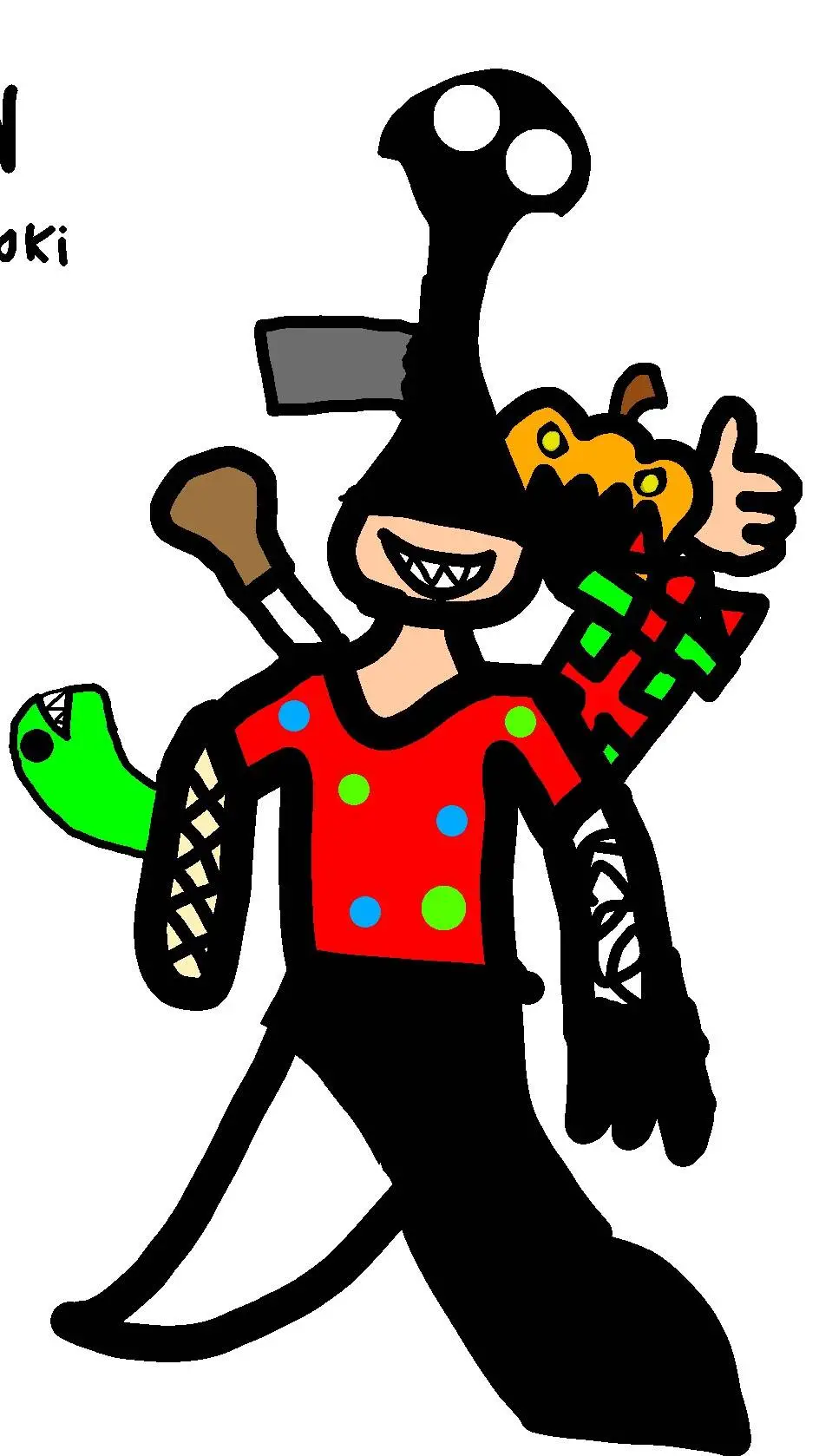 ai character: la randy combina background