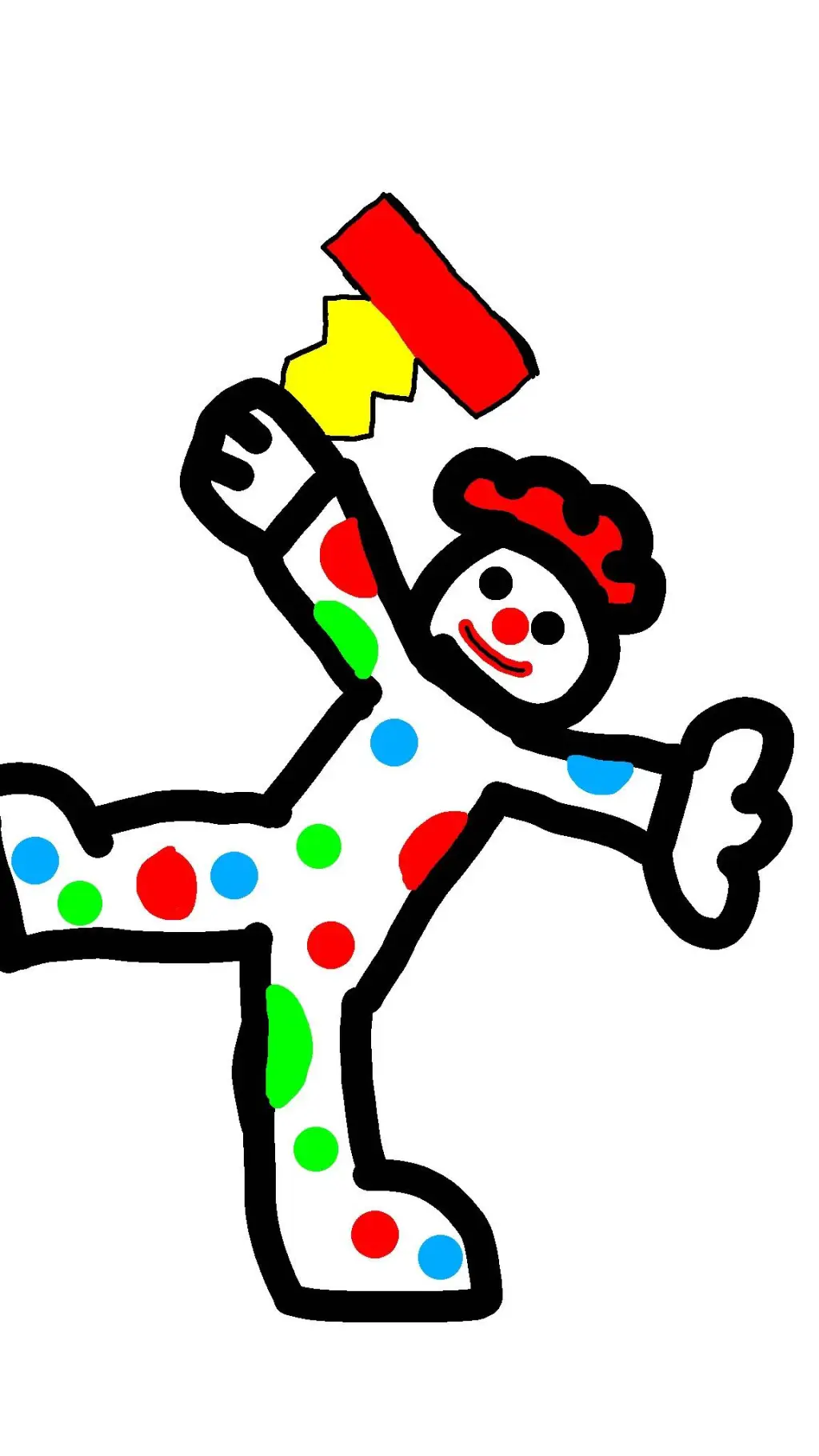 ai character: clowdy background