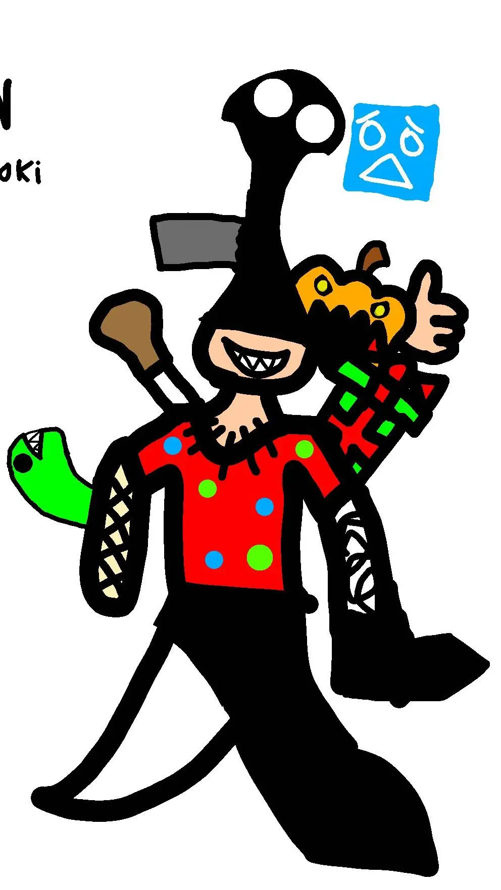 ai character: la randy combina background