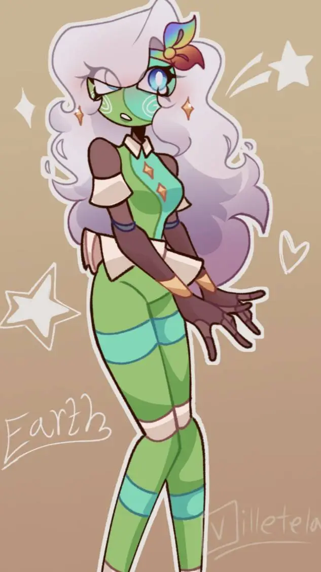 ai character: Tierra x Titan XD background
