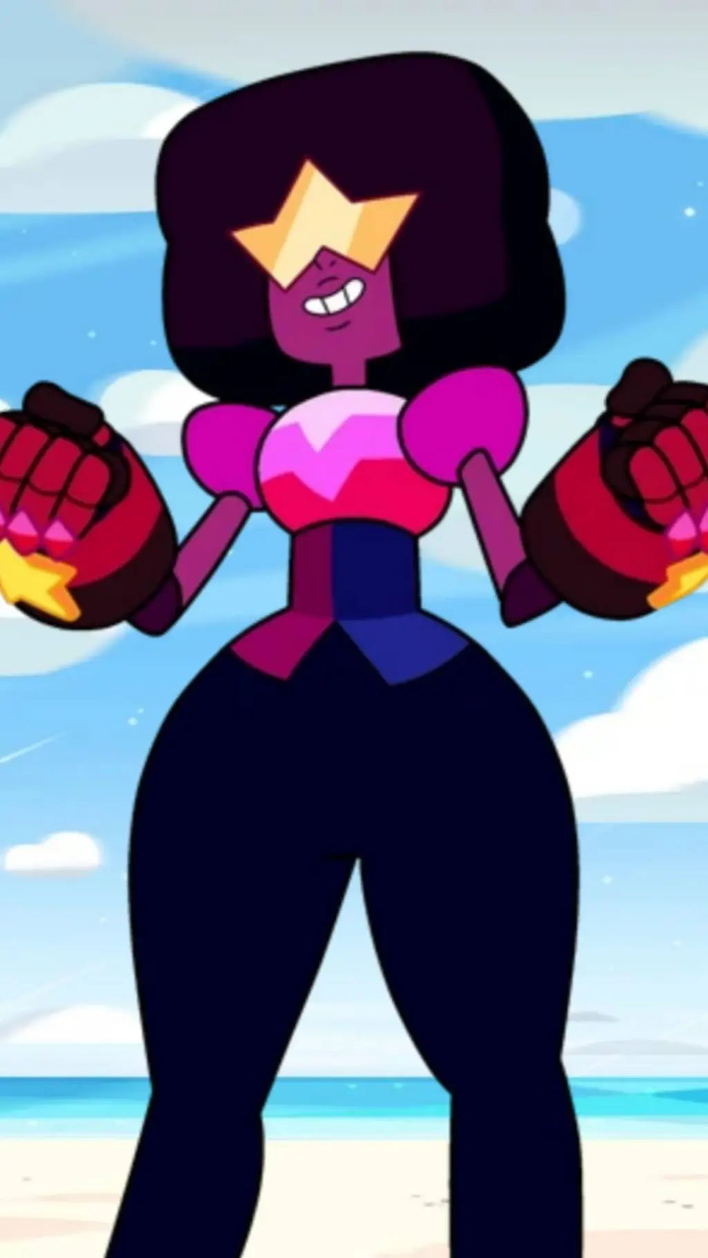 ai character: Garnet background