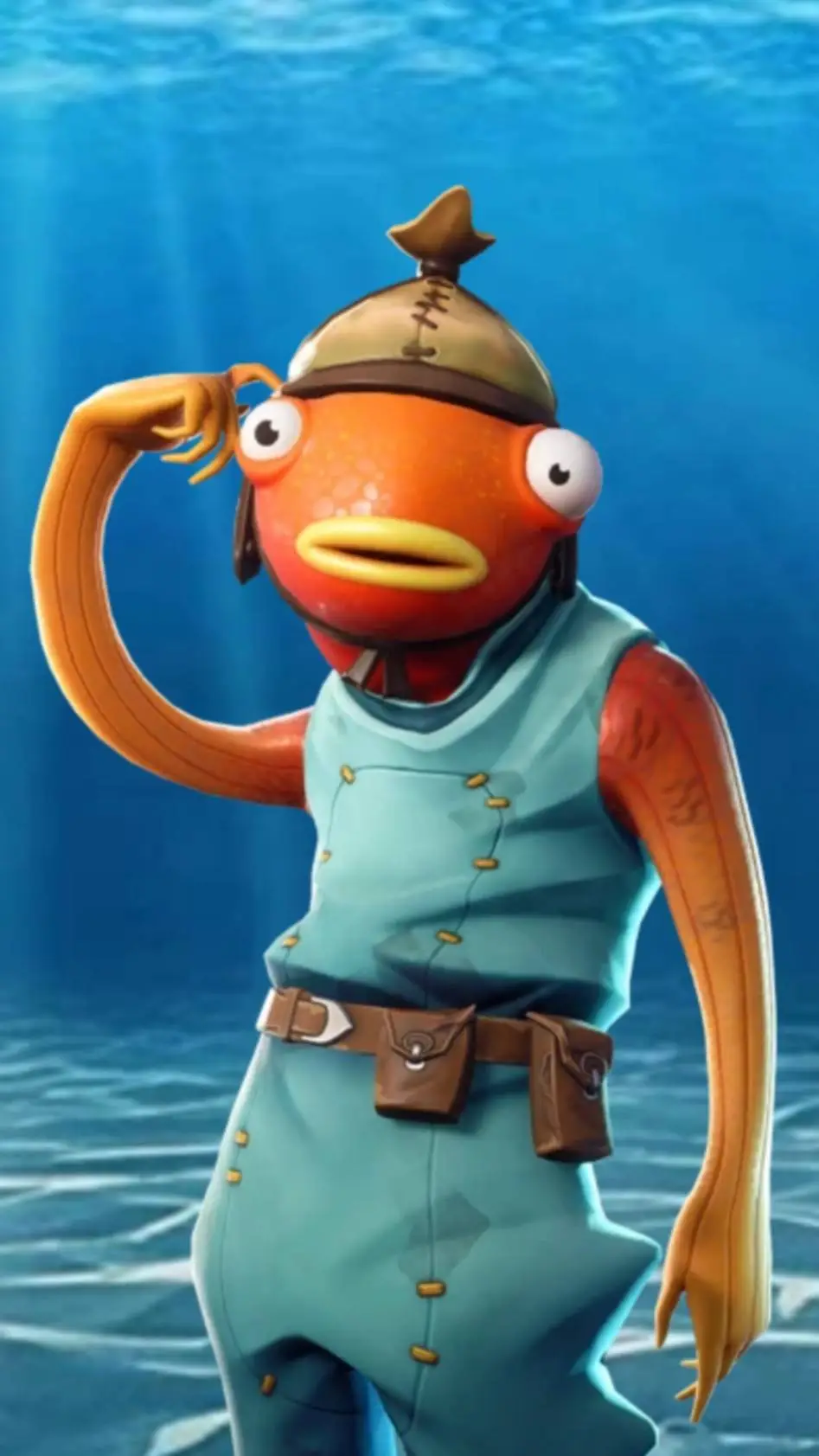 ai character: Fishstick background