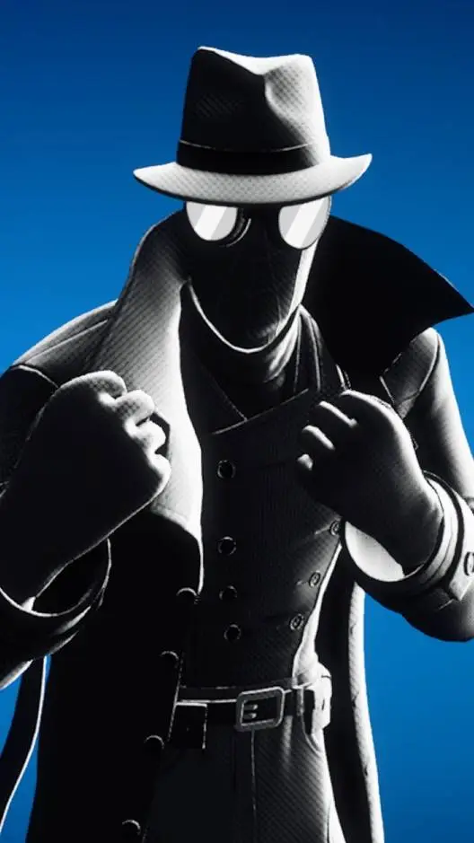 ai character: Spider-Man Noir background