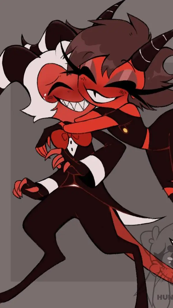 ai character: Moxxie X Millie background