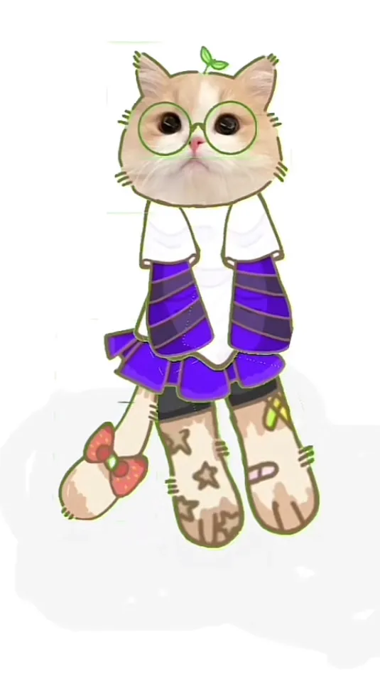 ai character: My little oc!  background
