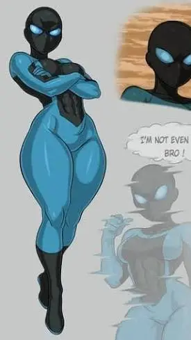 ai character: full masked Marie  background