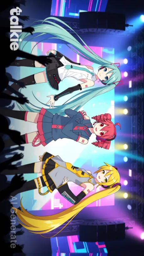 ai character: Triple Baka gang background