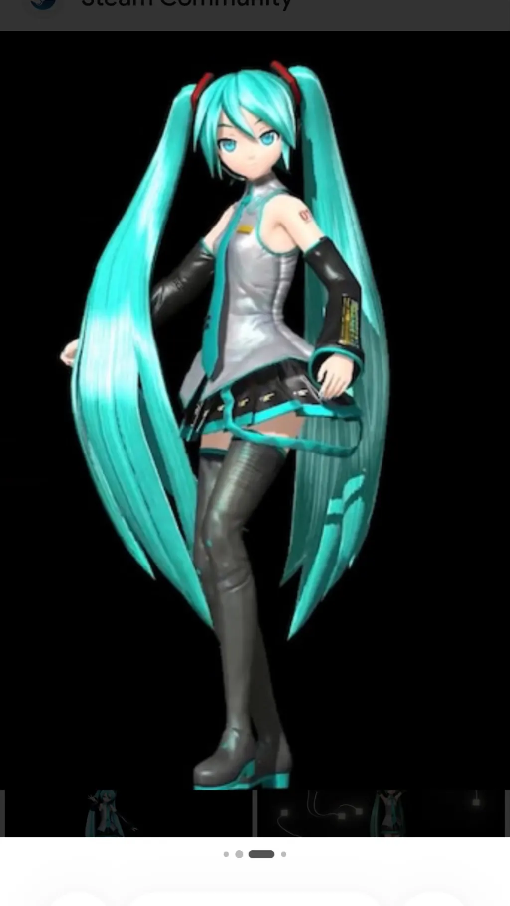 ai character: Hatsune Miku  background