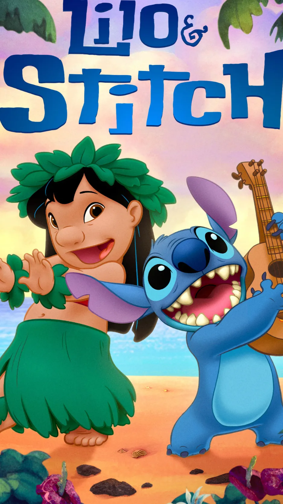 ai character: Lilo and stitch background