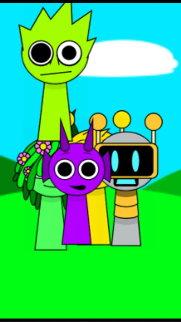 ai character: Adopt a sprunki background
