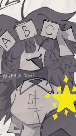 ai character: •Miss thavel• background