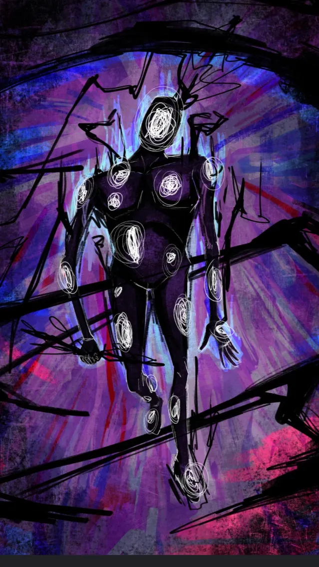 ai character: The spot true form background