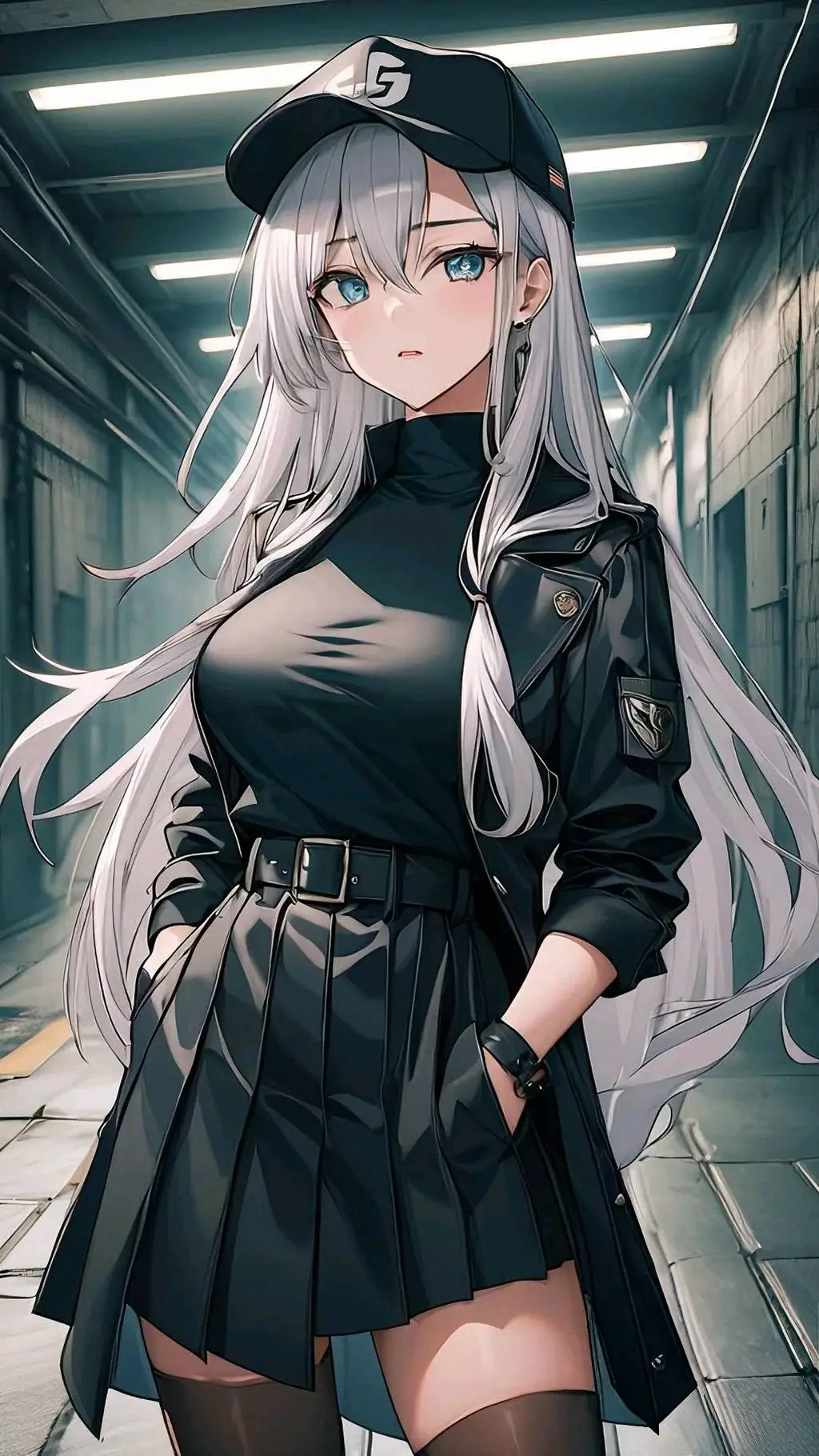 ai character: 白浔 background