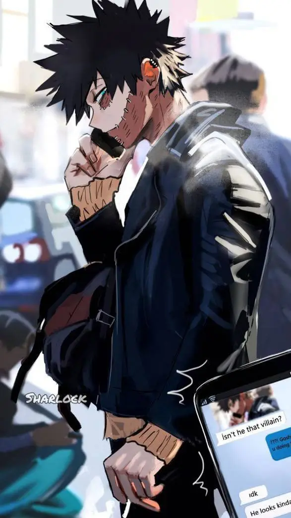 ai character: Dabi ❤ background